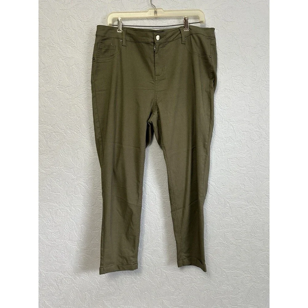 Body By Us Size 2X Skinny Ankle Pants L22 - Picture 1 of 6